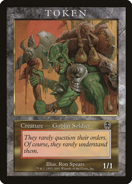 Goblin Soldier Token Full hd image