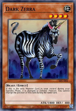 Dunkles Zebra