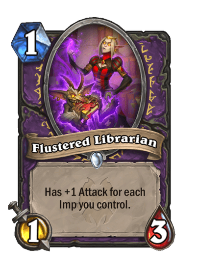 Flustered Librarian image