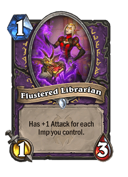 Flustered Librarian image