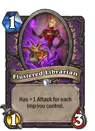 Flustered Librarian image