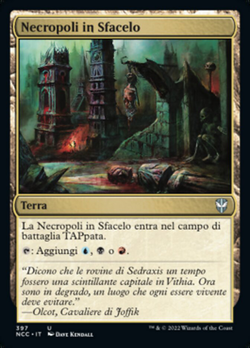 Necropoli in Sfacelo