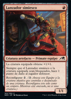 Lanzador simiesco