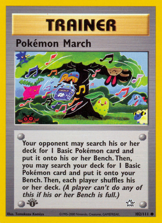 Pokémon March N1 102 
Translation: Pokémon Marcha N1 102 image