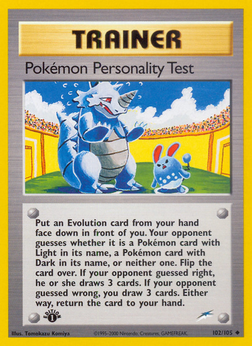 Pokémon Personality Test N4 102 Full hd image