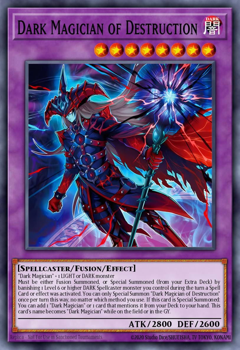 Dark Magician of Destruction Crop image Wallpaper