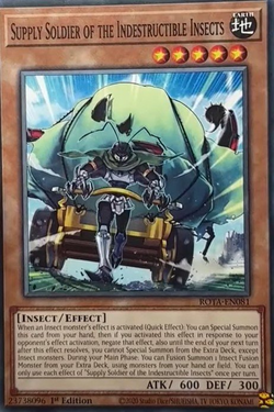 carta spoiler Supply Soldier of the Indestructible Insects