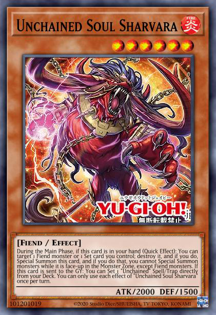 Unchained Soul of Sharvara | Yu-Gi-Oh TCG YGO Cards