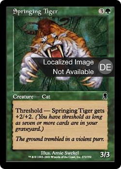 Springender Tiger image