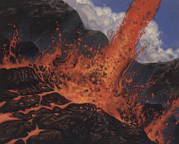 Volcanic Spray Crop image Wallpaper