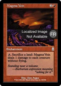 Veine de magma