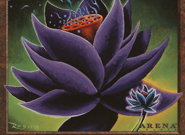 Blacker Lotus Crop image Wallpaper