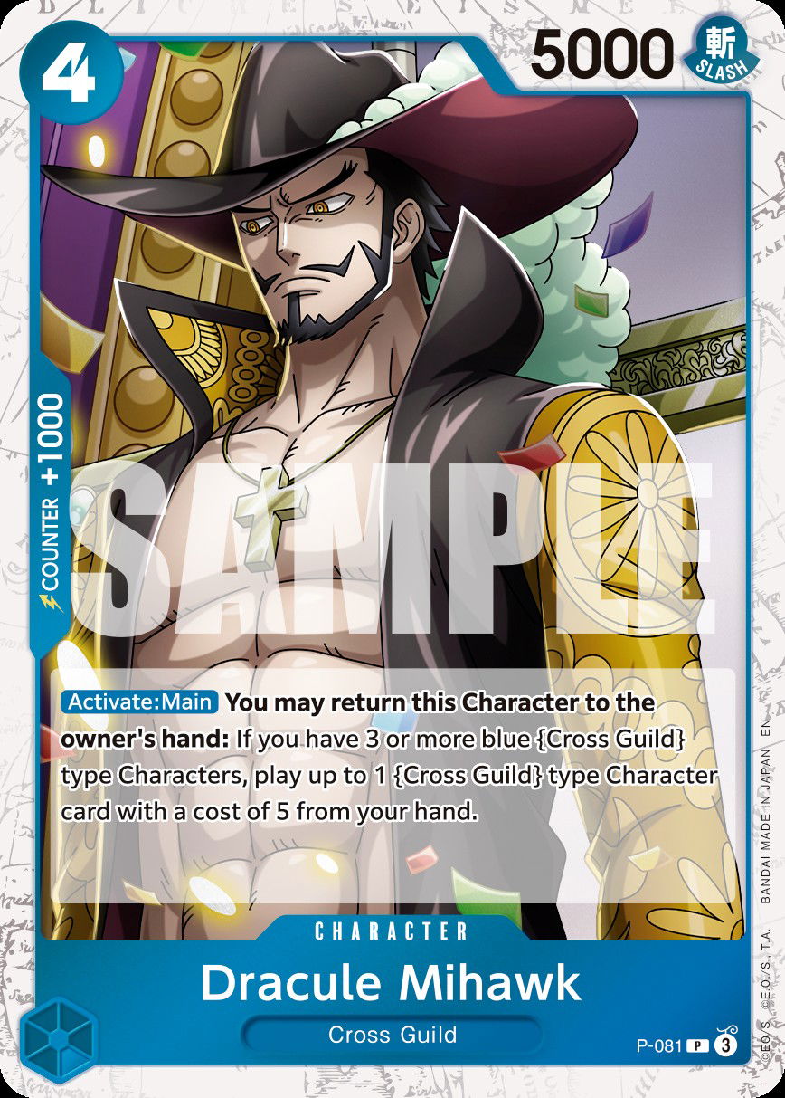 Dracule Mihawk P-081 Crop image Wallpaper