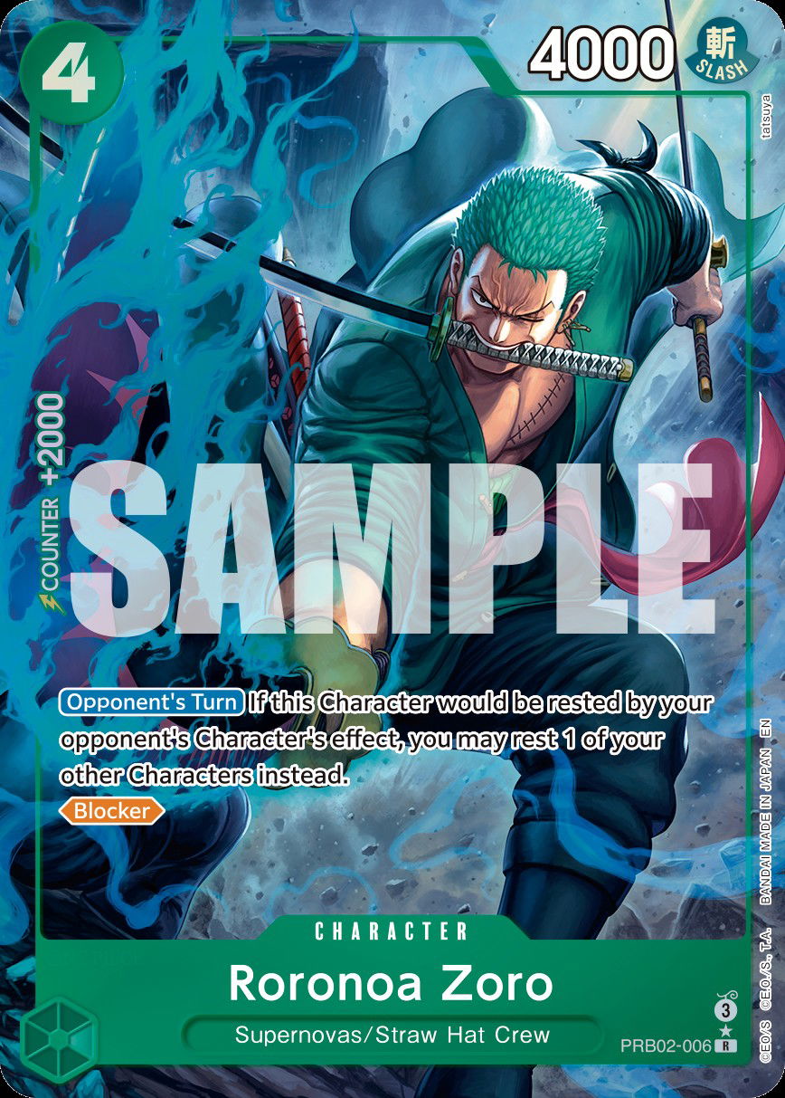 Roronoa Zoro PRB02-006 Crop image Wallpaper