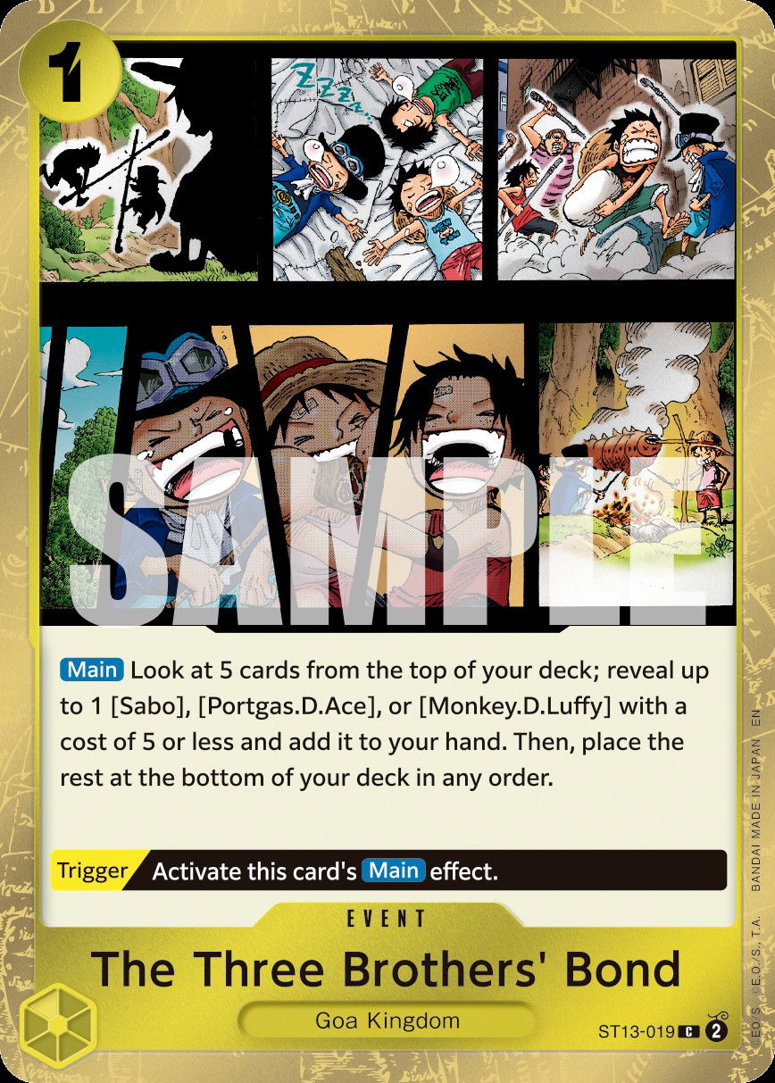 The Three Brothers' Bond ST13-019 Crop image Wallpaper