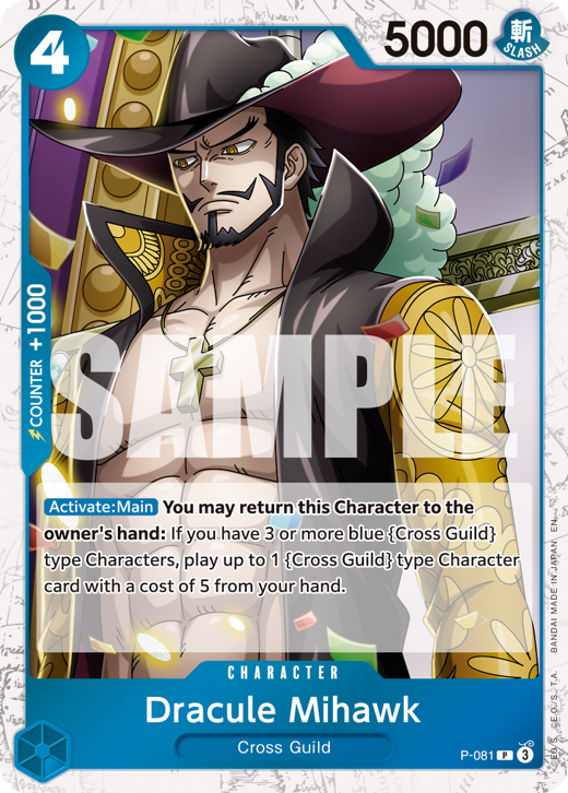 Dracule Mihawk P-081 Full hd image