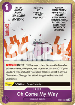 Oh Come My Way EB01-038