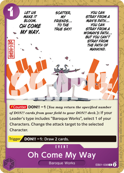 Oh Come My Way EB01-038