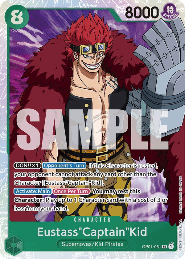 Eustass"Captain"Kid OP01-051 Crop image Wallpaper