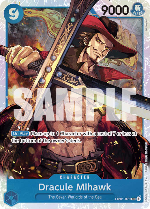 Dracule Mihawk OP01-070 Full hd image