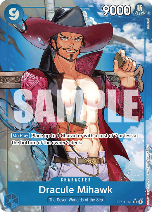 Dracule Mihawk OP01-070 Full hd image