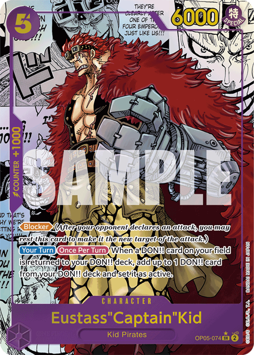 Eustass"Captain"Kid OP05-074 Full hd image