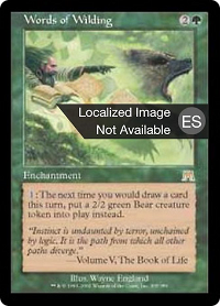 Combo Echoes +Words Wilding of the Meek + Magic: the Gathering MTG