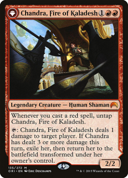 Chandra, Fogo de Kaladesh // Chandra, Chama Rugidora