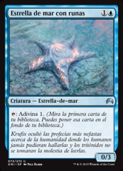 Estrella de mar con runas