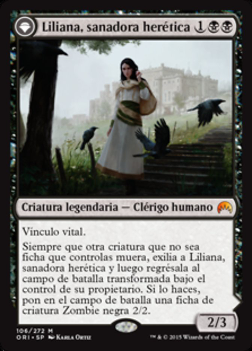 Liliana, Heretical Healer // Liliana, Defiant Necromancer Full hd image