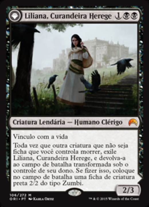 Liliana, Curandeira Herege // Liliana, Necromante Insolente image