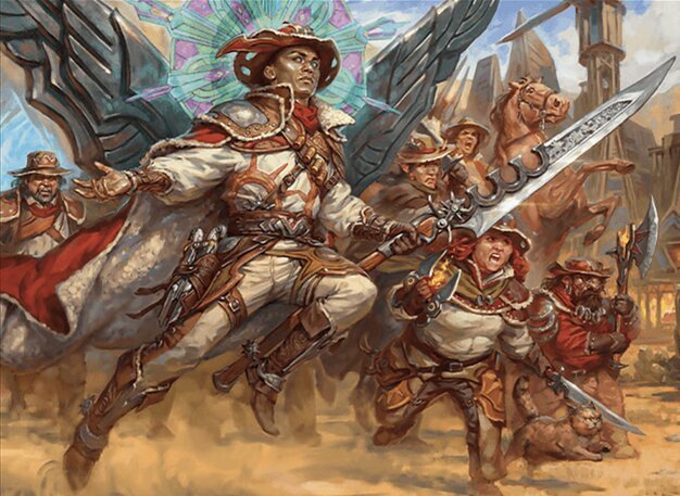 Angelic Sell-Sword Crop image Wallpaper