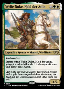 Wylie Duke, Held der Atiin