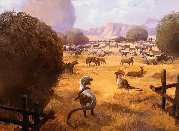 Bucolic Ranch Crop image Wallpaper