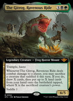 El Gitrog, montura voraz