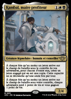 Kambal, maire profiteur