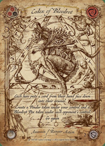 Codex of Bloodrot (2) Crop image Wallpaper