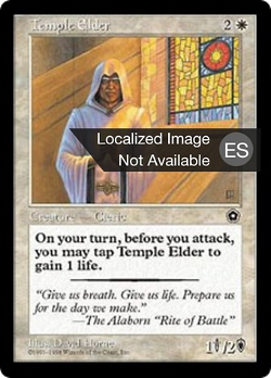 Anciano del templo image