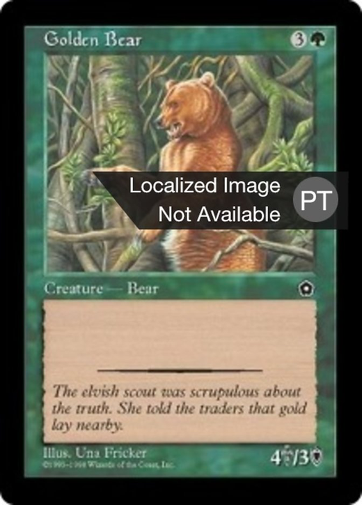 Golden Bear Magic the Gathering MTG Cartas