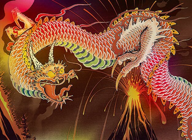 Shivan Dragon Crop image Wallpaper