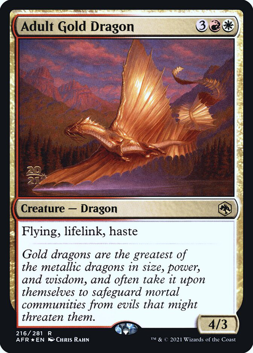 Dragão de Ouro Adulto image