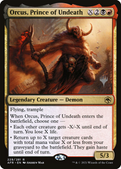 Orcus, Fürst der Untoten