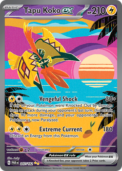 Tapu Koko ex sv4 247 --> Tapu Koko ex sv4 247 image