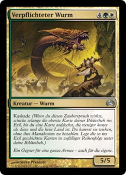 Wurm angeworben