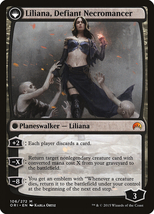 Liliana, Heretical Healer // Liliana, Defiant Necromancer Full hd image
