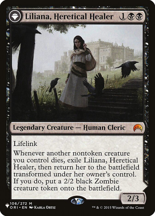 Liliana, Heretical Healer // Liliana, Defiant Necromancer Full hd image