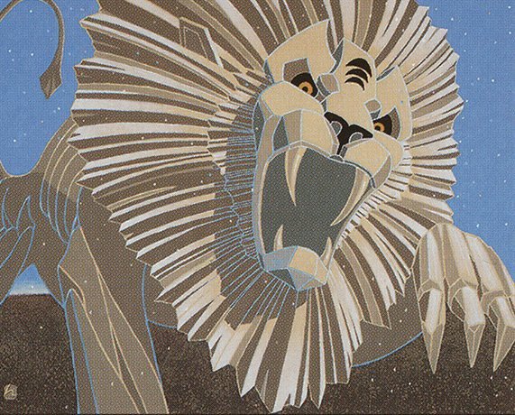 Glittering Lion Crop image Wallpaper