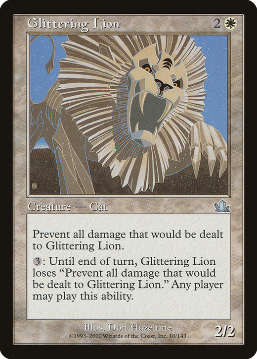 Glittering Lion Full hd image