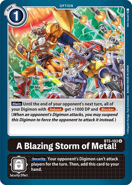 A Blazing Storm of Metal! BT5-103 Crop image Wallpaper