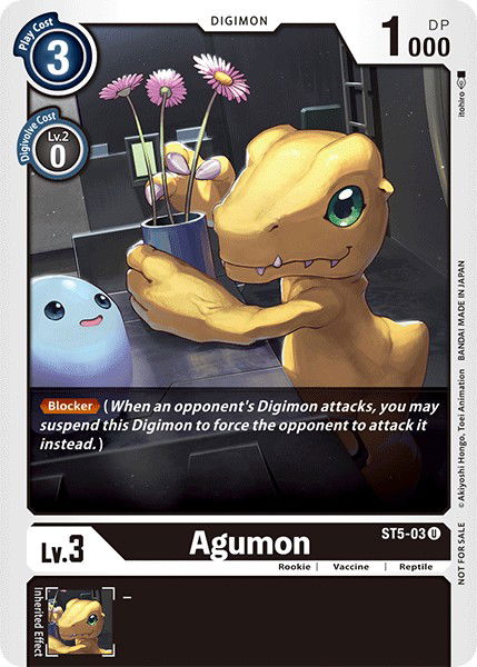 Agumon ST5-03 Crop image Wallpaper